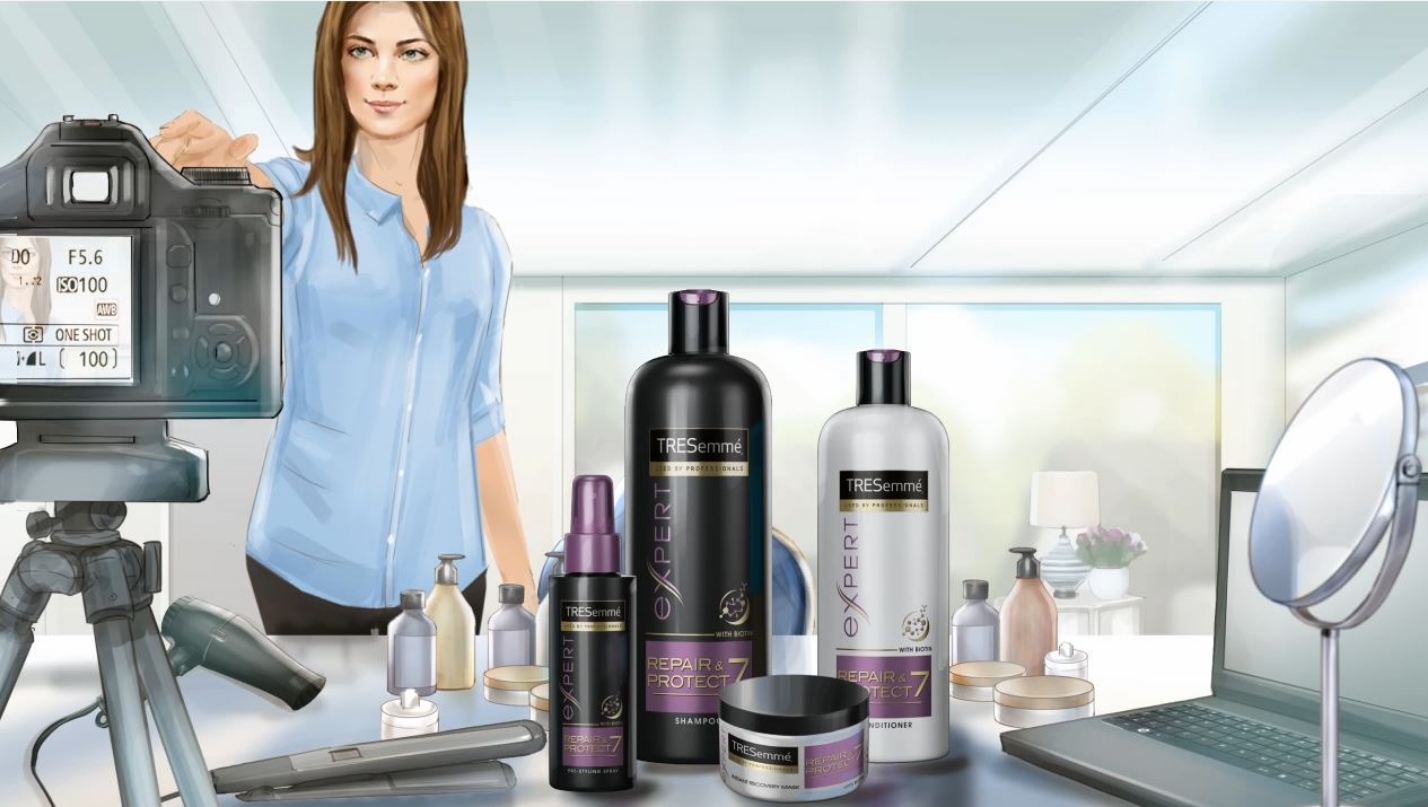 Tresemme Blogger Storyboard example4