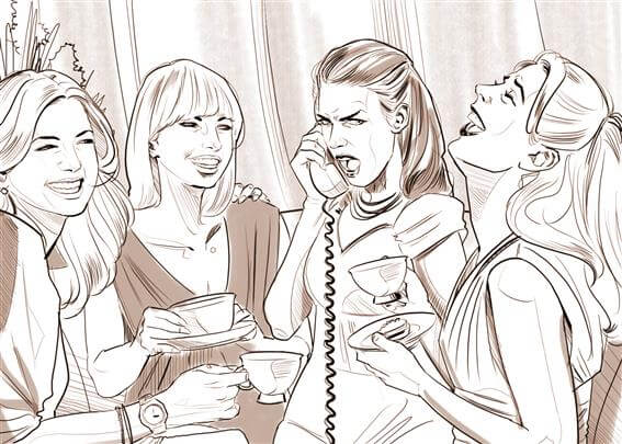 storyboard example created in Pencil Sketches of Women Illustrations storyboard example created in Pencil Sketches of Women Illustrations