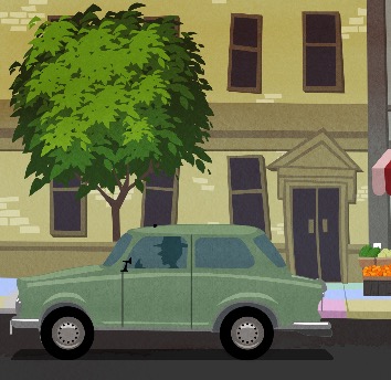 storyboard example created in graphic of architectural/experiential