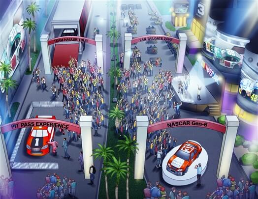 storyboard example created in Tight Color of Experiential Event Design