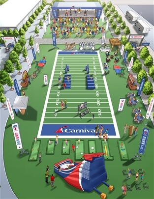 storyboard example created in Tight Color of Experiential Event Design