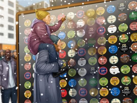 storyboard example created in Tight Color of Experiential Event Design