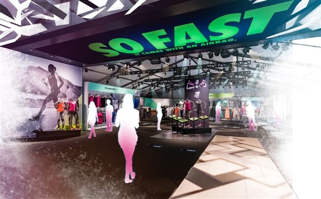 Interactive Art Services storyboard example created in Digital Painting of Experiential Event Design