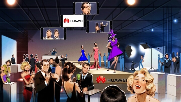 Interactive Art Services storyboard example created in Tight Color of Experiential Event Design