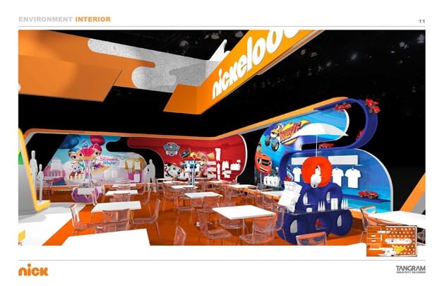 storyboard example created in Tight Color of Experiential Event Design