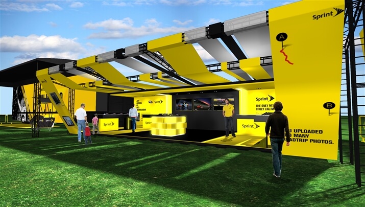 storyboard example created in Tight Color of Experiential Event Design