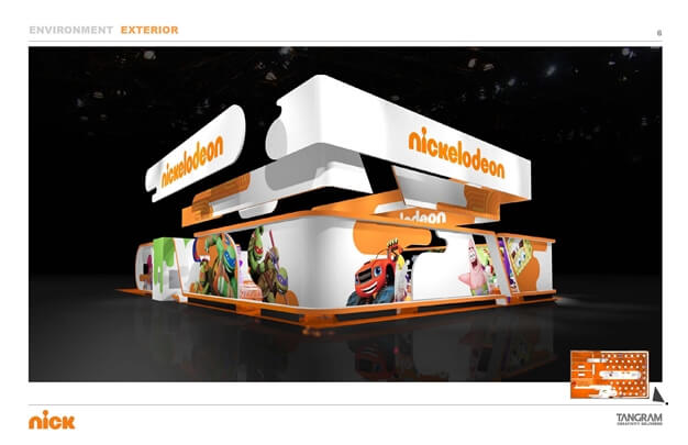 storyboard example created in Tight Color of Experiential Event Design