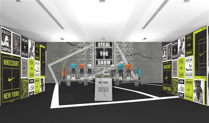 storyboard example created in Tight Color of Experiential Event Design