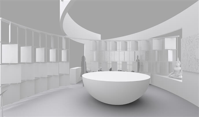 storyboard example created in Spot Color of Experiential Event Design