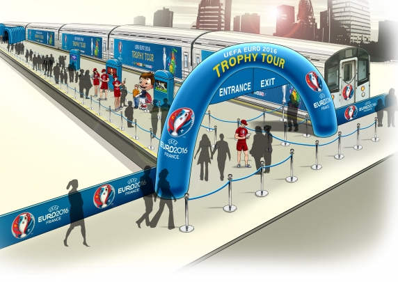 storyboard example created in loose color of architectural/experiential