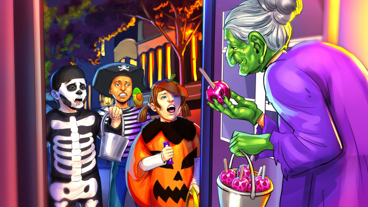 storyboard example created in Tight Color of Children's Book Illustrators
