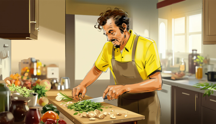 storyboard example created in AI Generated of Food and Drink Illustrations