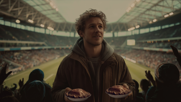 storyboard example created in AI Generated of Sports Illustration