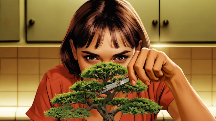 storyboard example created in AI Generated of Women Illustrations