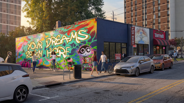 storyboard example created in AI Generated of Experiential Event Design