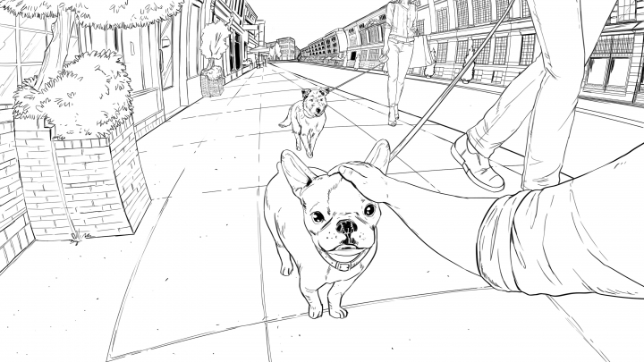 storyboard example created in Graphic of Animal Illustrations