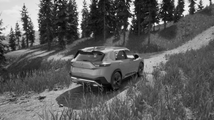 storyboard example created in AI Generated of Automotive Illustrations