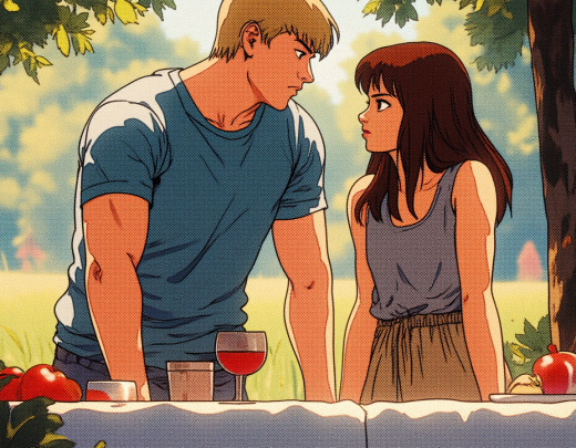 storyboard example created in AI Generated of Cartoon Illustrations