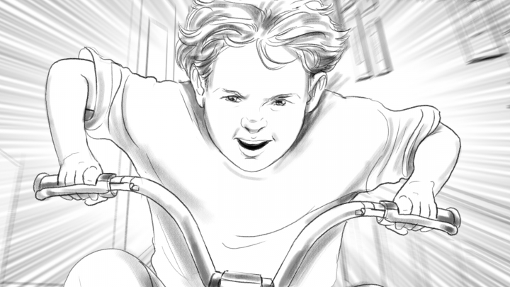 storyboard example created in  of Children Illustrations