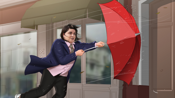 RBS  storyboard example created in Tight Color of Expression Illustrations