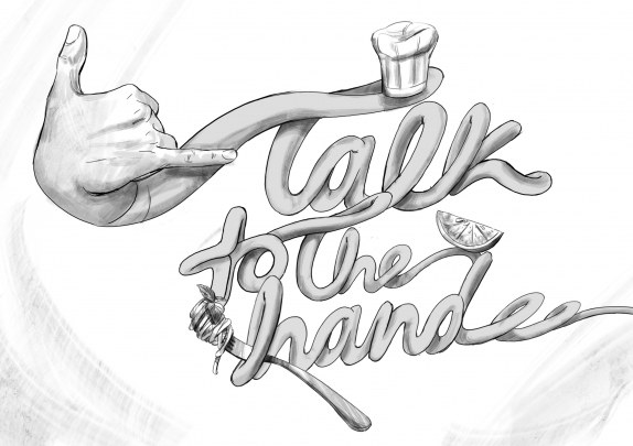 storyboard example created in Tight Pencil Sketches of Lettering Illustrations