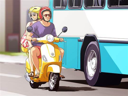 storyboard example created in key visuals of men
