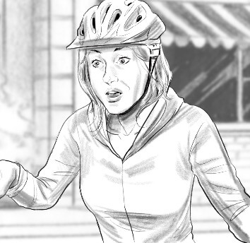 none storyboard example created in Pencil Sketches of Women Illustrations