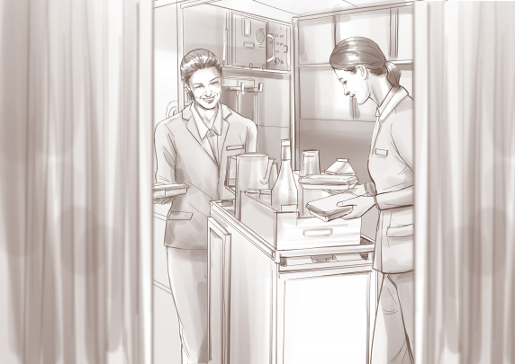 storyboard example created in Pencil Sketches of Women Illustrations
