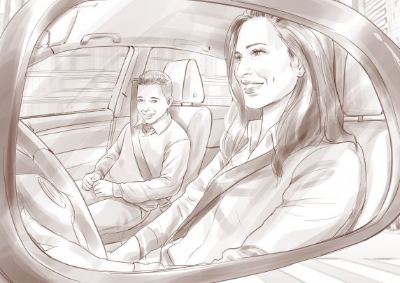 storyboard example created in Pencil Sketches of 