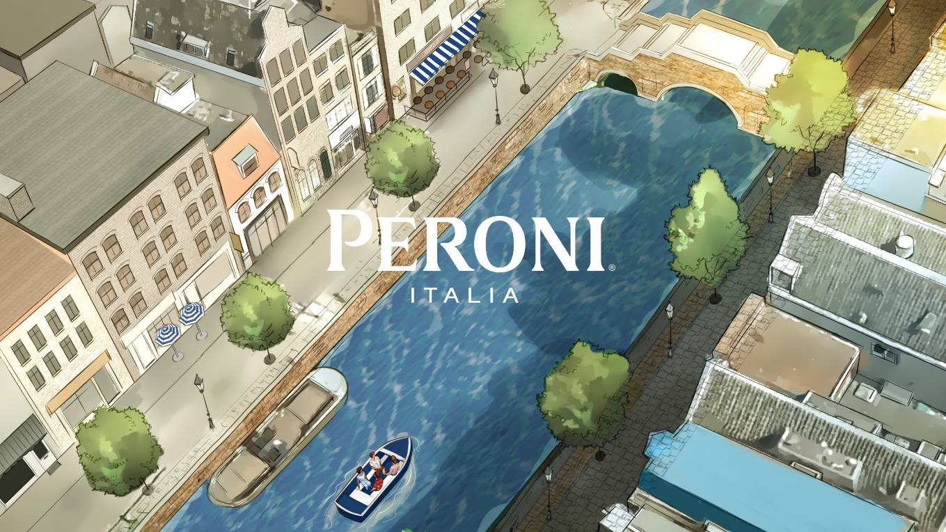 Peroni Canal Side Storyboard example1