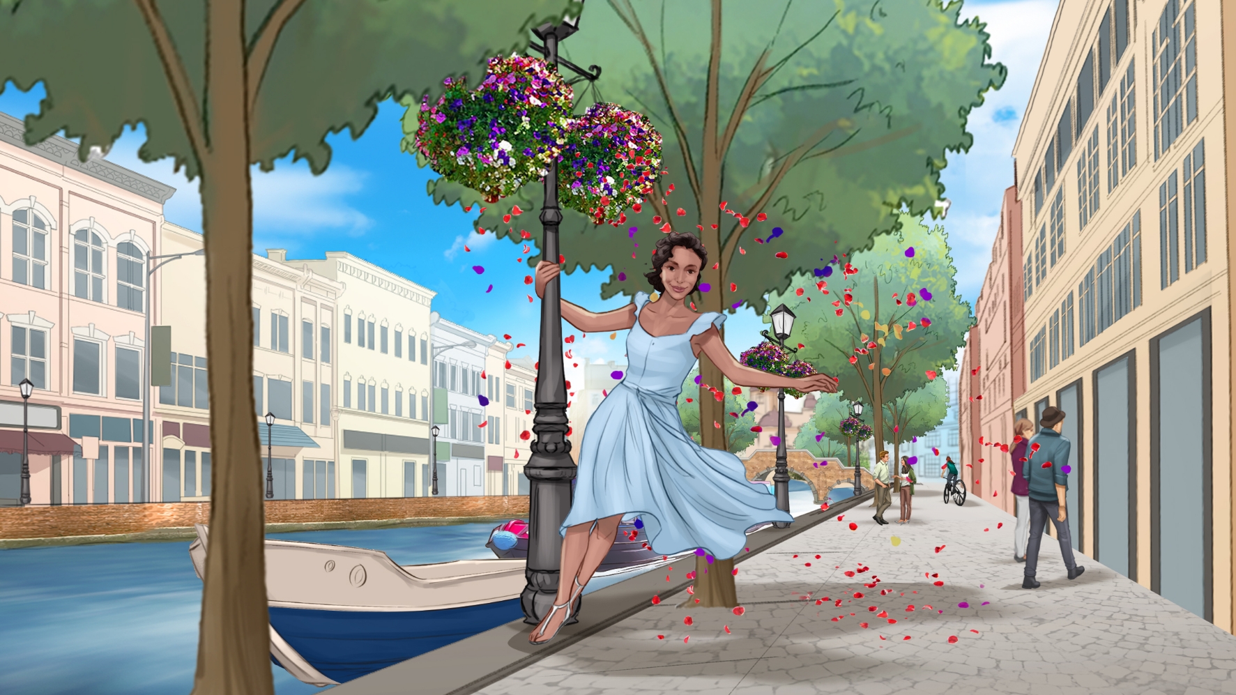 Peroni Canal Side Storyboard example7