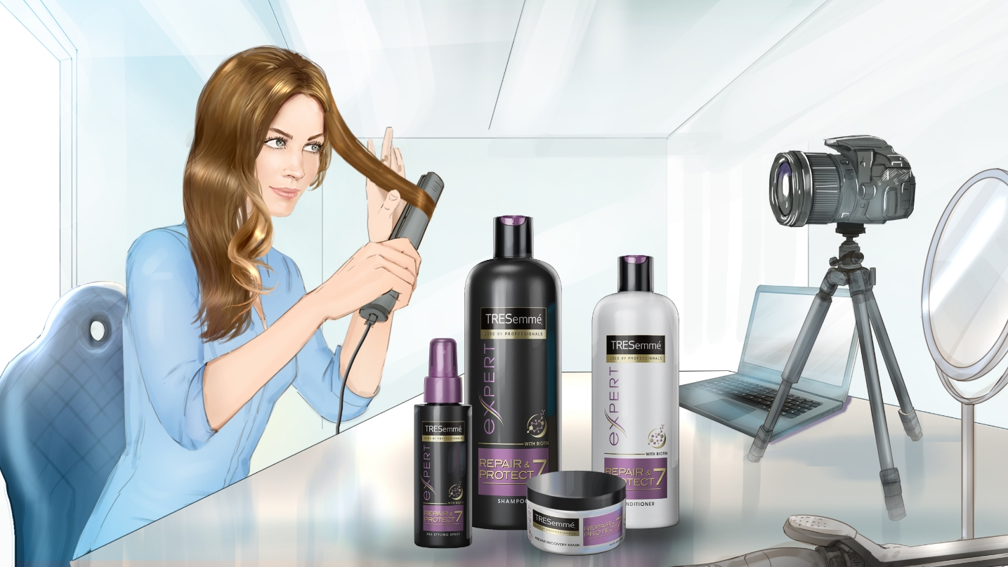 Tresemme Blogger Storyboard example5