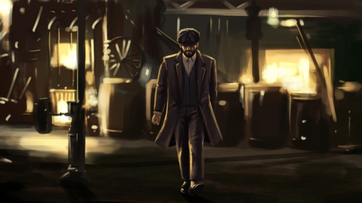 storyboard example created in digital painting of cinematic illustrations