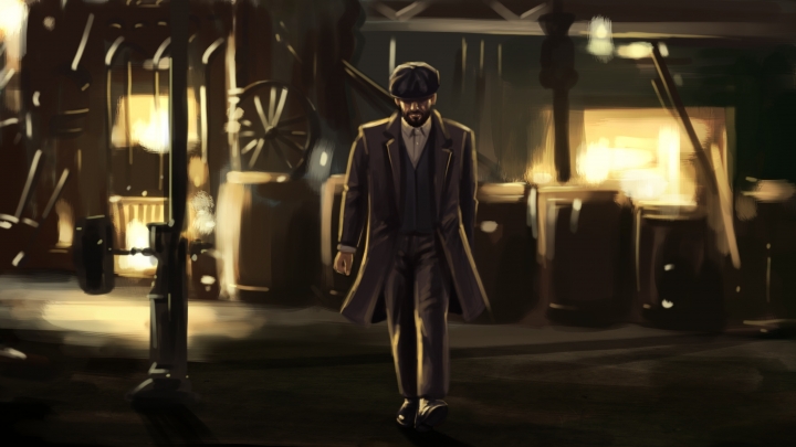storyboard example created in digital painting of cinematic illustrations