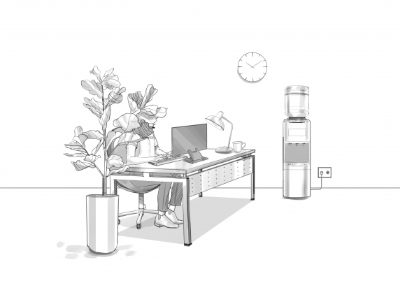 Langland storyboard example created in Tight Pencil Sketches of Pharmaceutical Illustrations