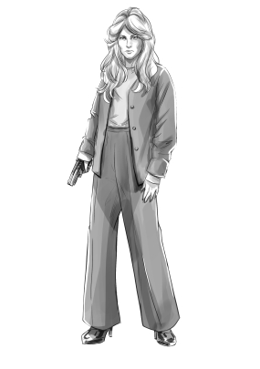 storyboard example created in Tight Pencil Sketches of Women Illustrations