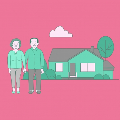 storyboard example created in Vector Illustration of Family